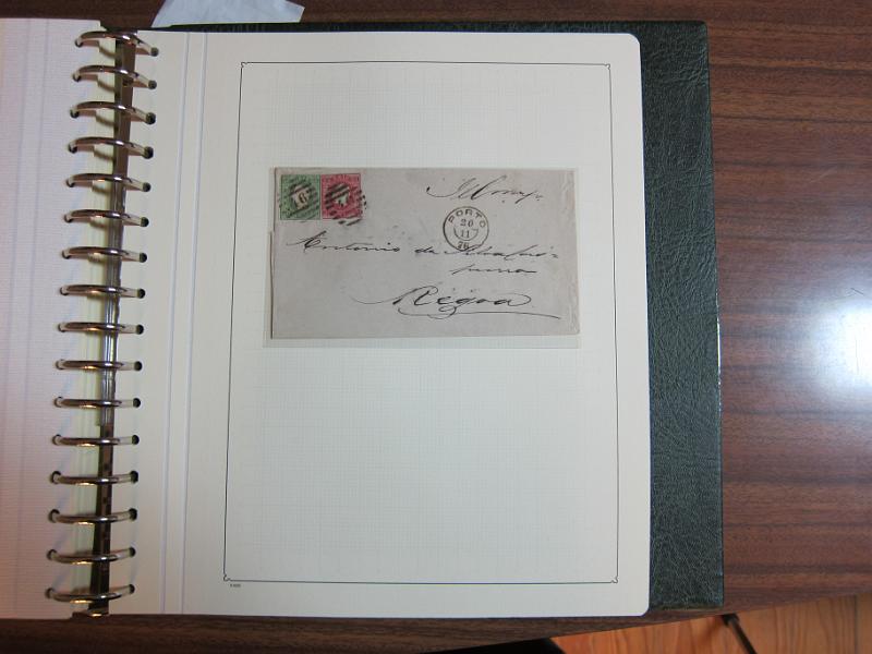 0014 (94).jpg -     Lote:    14      Marcofilia      Lotes Especiais       Descrição:      Portugal.   Colecção montada em dois álbuns com estudo especializado das marcas de duplo círculo e circulares do Porto, com selos de diversas emissões e cartas. Lote a ver.        Lote       Valor Base:     &euro; 1.500,00     Valor Venda:     &euro; 1.500,00     